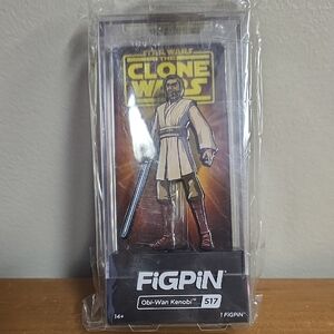 Star Wars The Clone Wars Obi-Wan Kenobi Action Figure by FiGPiN
